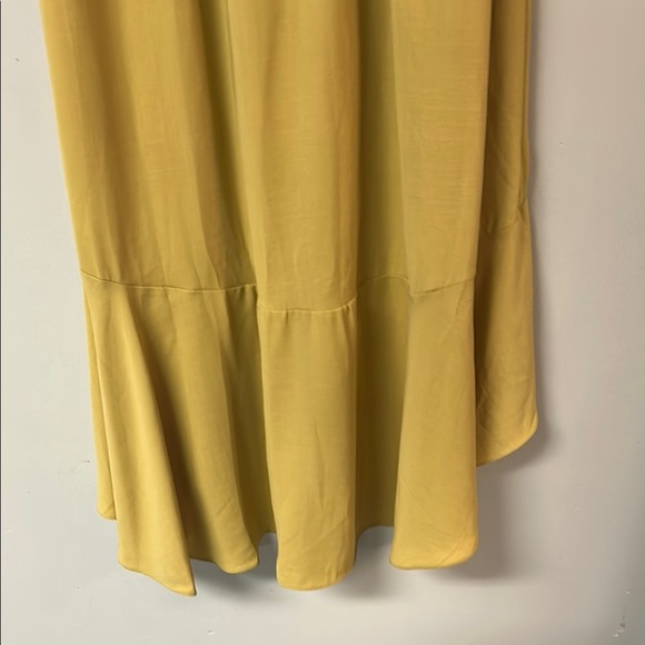 Elegant Yellow Ruffle Dress - Picture 5 of 5